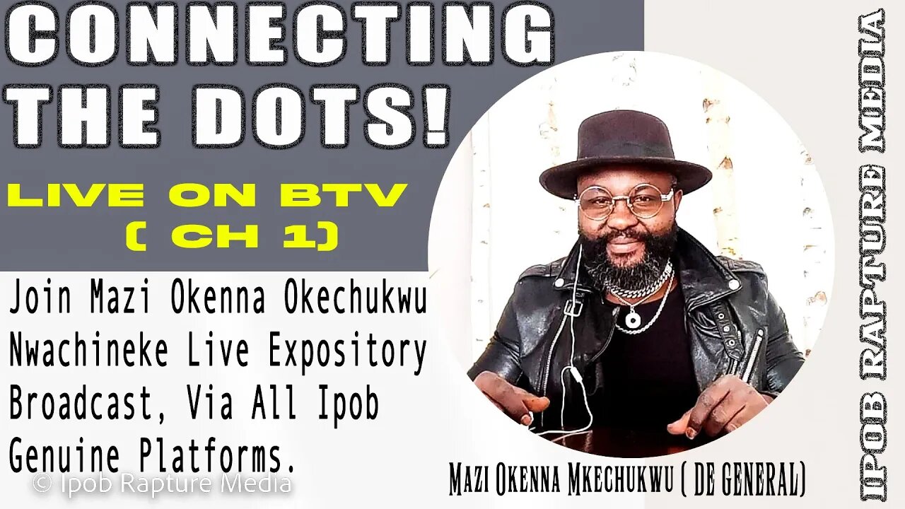 CONNECTING THE DOTS! Ipob Awareness Campaign Continues With Mazi Nwachineke ( DE GENERAL ) 29/7/2022