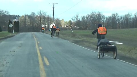 School Bus on Two Wheels