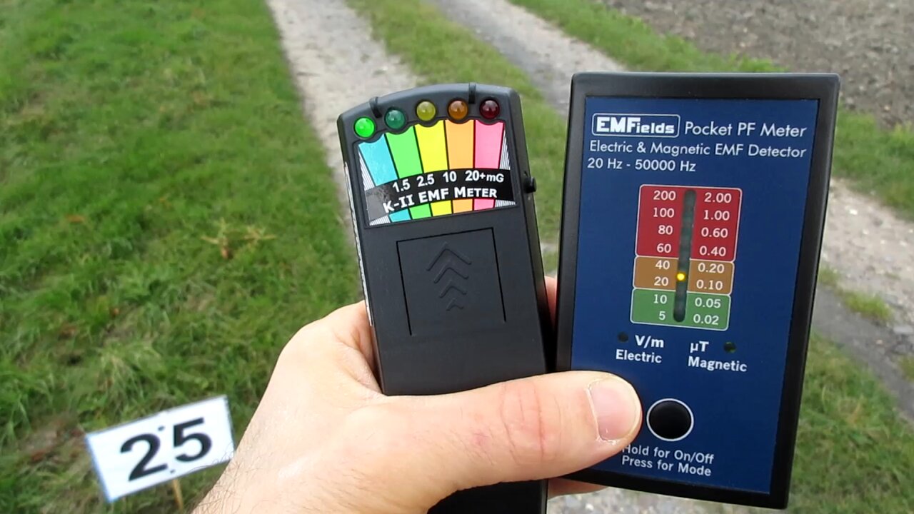 Best EMF meters Part 10/13 (Magnetic 3) -- High Voltage Power lines --