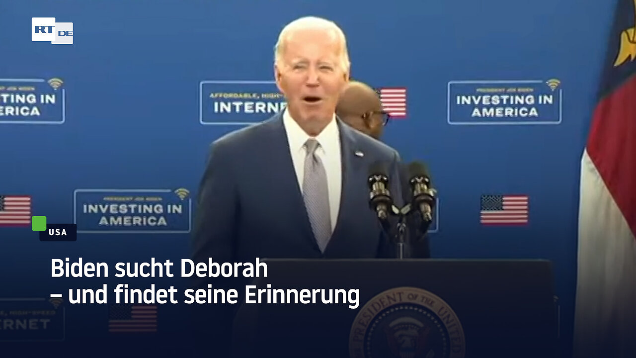 Biden sucht Deborah – und findet seine Erinnerung