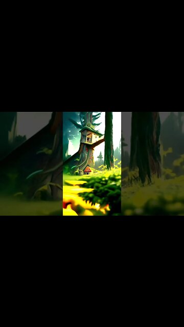 Did you see any elves?#Art #digitalart #animation #treehouse #magic