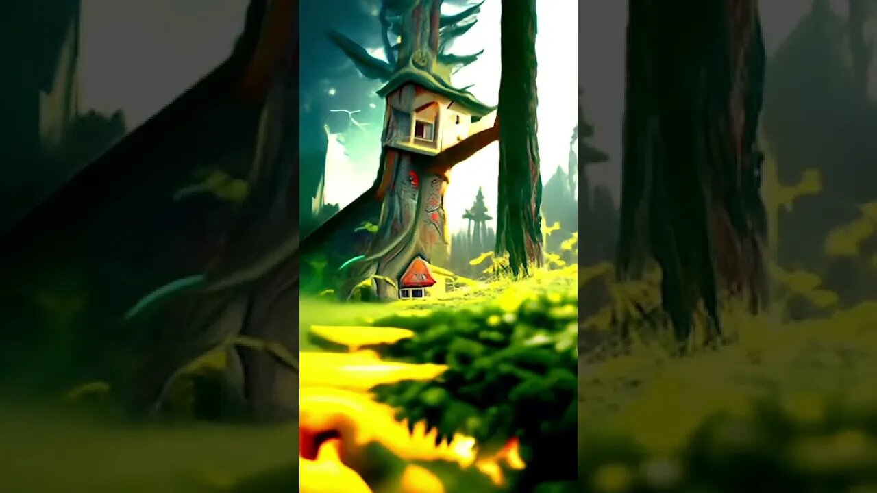 Did you see any elves?#Art #digitalart #animation #treehouse #magic