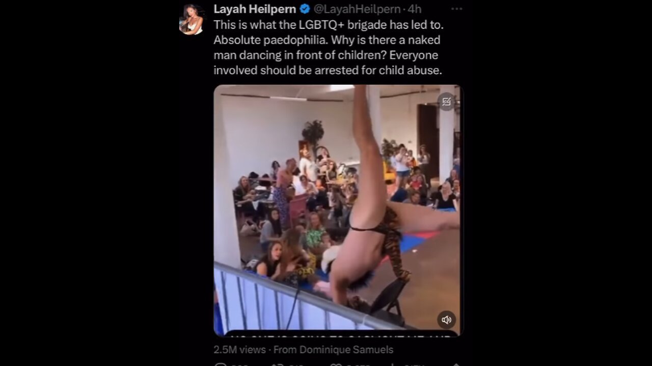 THIS IS WHAT THE LGBTQ, has LED TO. ABSOLUTE PEDOPHILIA.