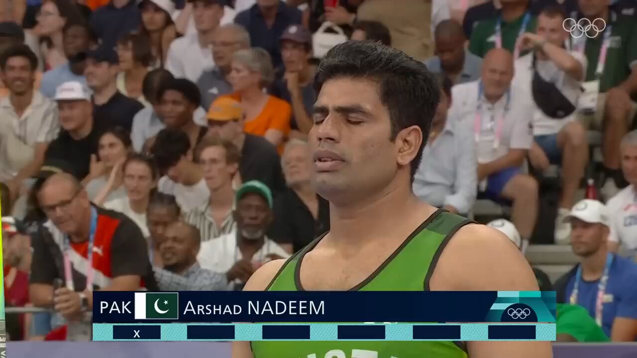 Neeraj Chopra 🇮🇳 wins silver, Nadeem 🇵🇰 clinches gold in Men’s Javelin Throw | Paris champion