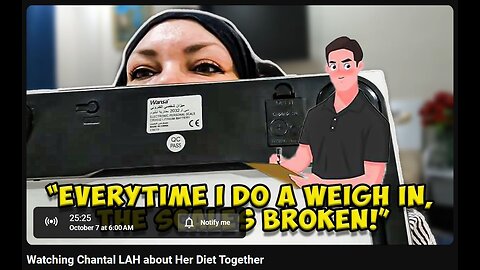 10-7-2024 The YouTube Underground "Watching Chantal LAH about Her Diet Together" w/ live chat (starts at 27:00)