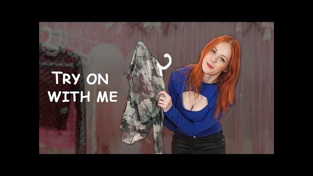 Try on transparent shirts | shop with me