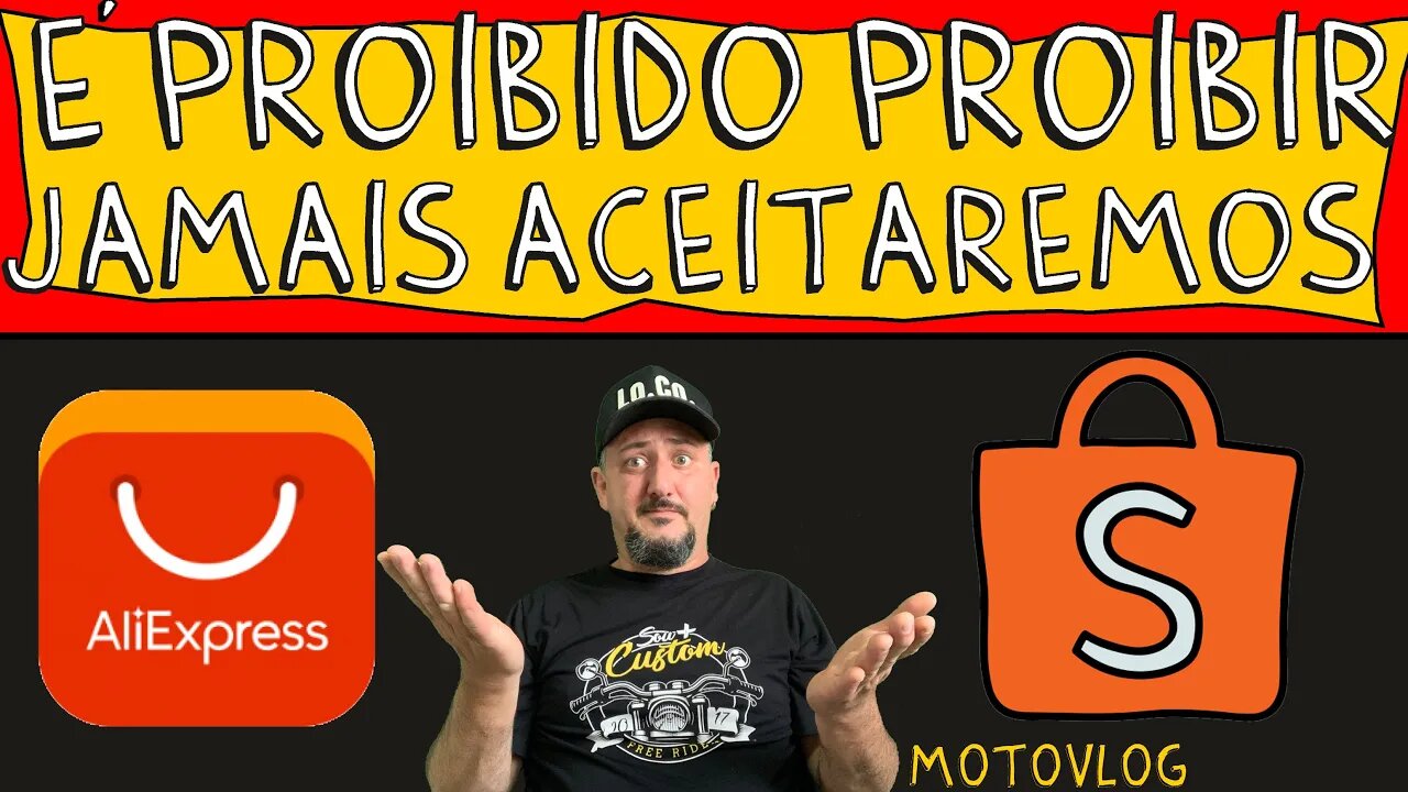 Querem te PROIBIR de COMPRAR peças de MOTOS NO EXTERIOR, JAMAIS ACEITAREMOS PAPAI..