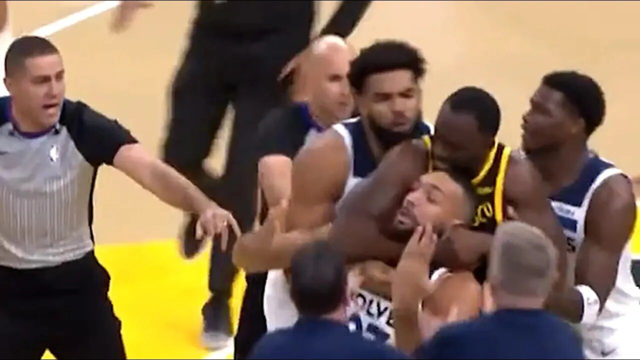 Draymond Green International Chokehold On Rudy Gobert