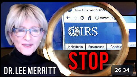 Dr. 'Lee Merritt' "Stop supporting The 'IRS' & Other 'American's Freedom Destroyer Agencies"