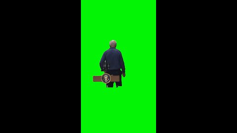 Joe Biden Wandering Through the Amazon Rainforest | Green Screen