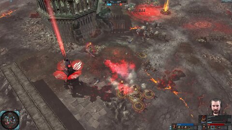 Zevargel (Chaos Lord) vs Nock (Lord Commissar) || Dawn of War 2