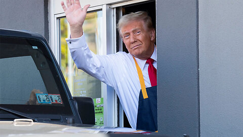 Trump Makes French Fries at McDonalds FULL VIDEO