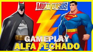 JOGUEI O ALFA FECHADO DO MULTIVERSUS!! JOGO SMASH DA WARNER BROS