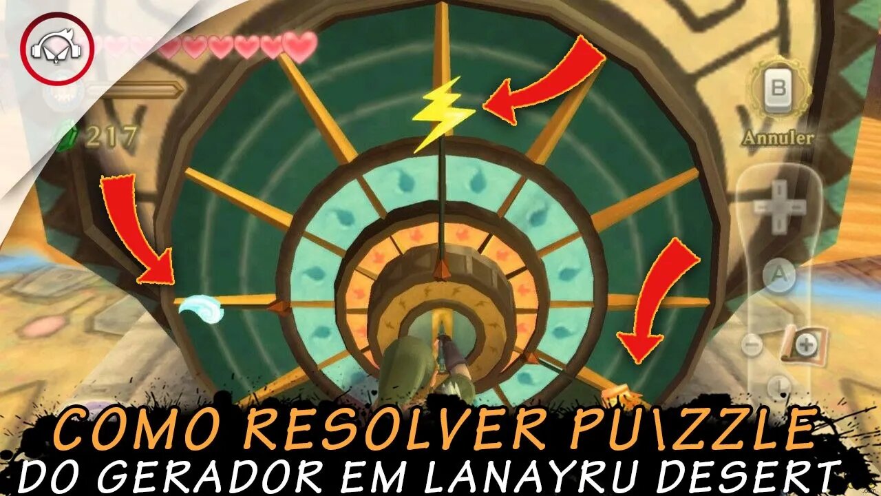 The Legend Of Zelda: Skyward Sword HD, Como o PUZZLE do GERADOR em Lanayru DESERT | super dica