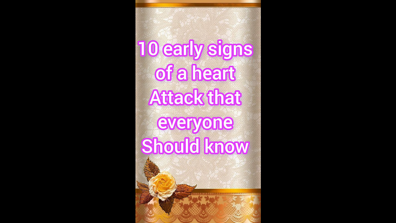 10 early signs of a heart attack that everyone should know