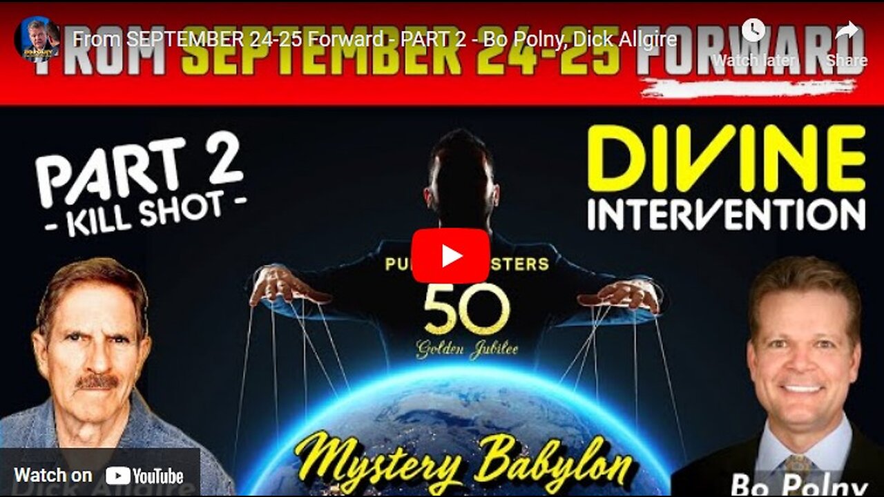 From SEPTEMBER 24-25 Forward - PART 2 - Bo Polny, Dick Allgire