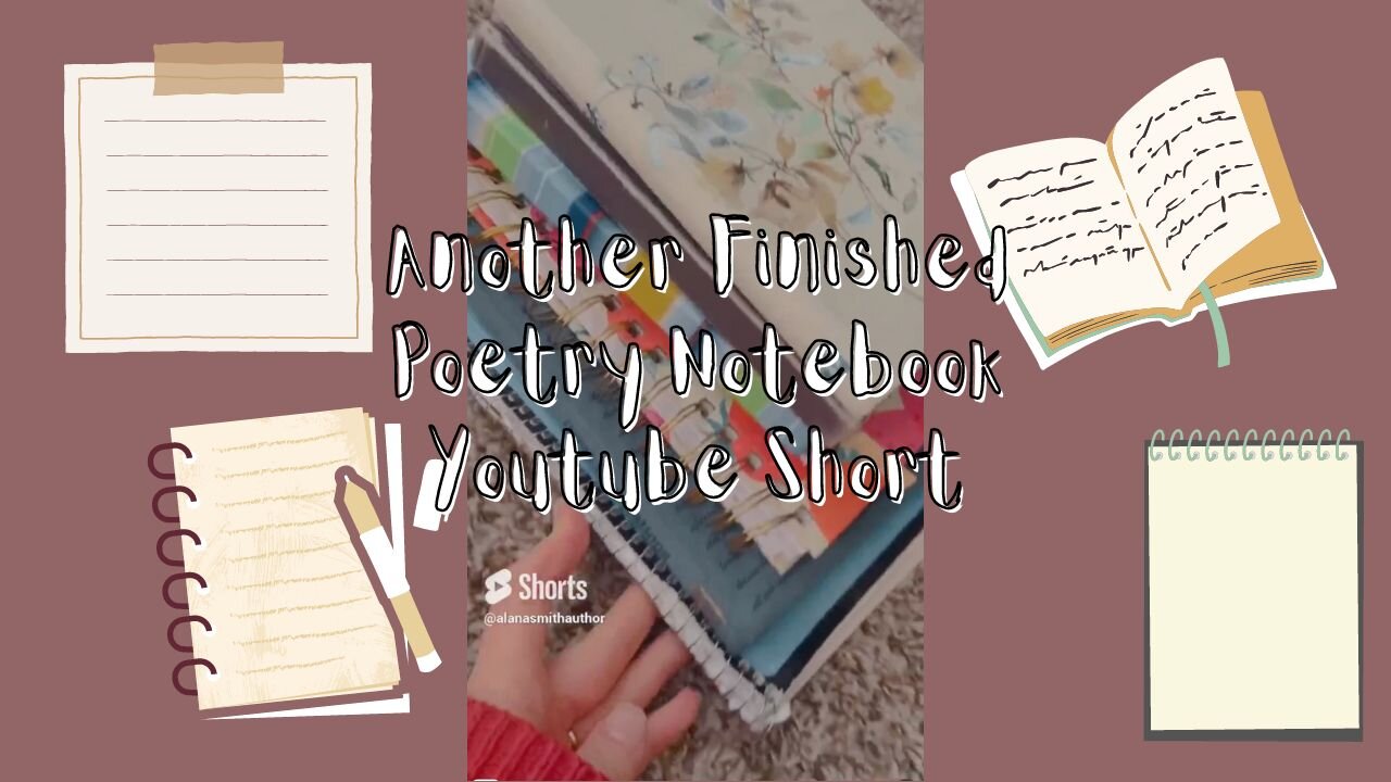 YOUTUBE SHORT: ANOTHER FINISHED POETRY NOTEBOOK