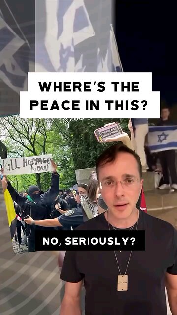 Does this seem like Peaceful Protest? Or plain Antisemitism and Anti-zionism?