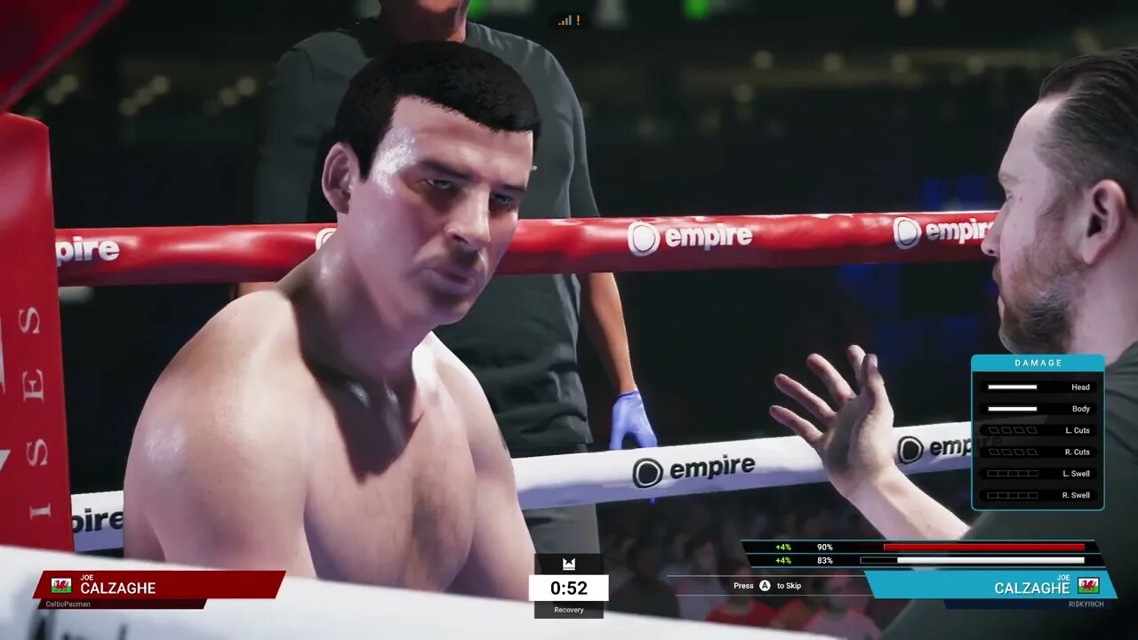 Undisputed Boxing Online Gameplay Joe Calzaghe vs Joe Calzaghe - Risky Rich vs CelticPacman