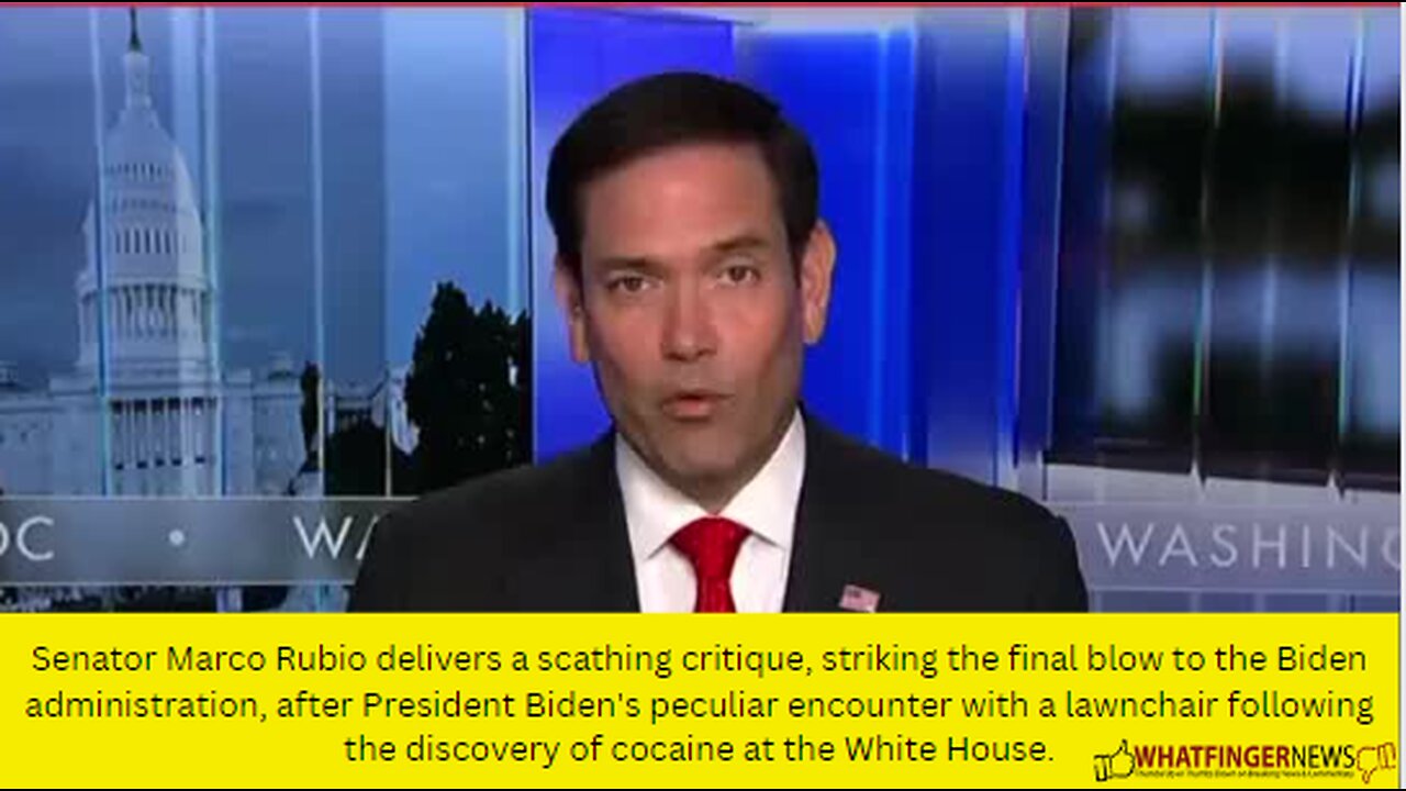 Senator Marco Rubio delivers a scathing critique, striking the final blow to the Biden