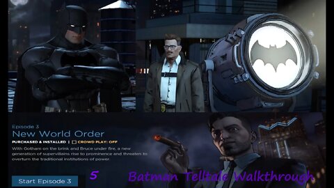 Batman Telltale Walkthrough / New World Order (5) PS5