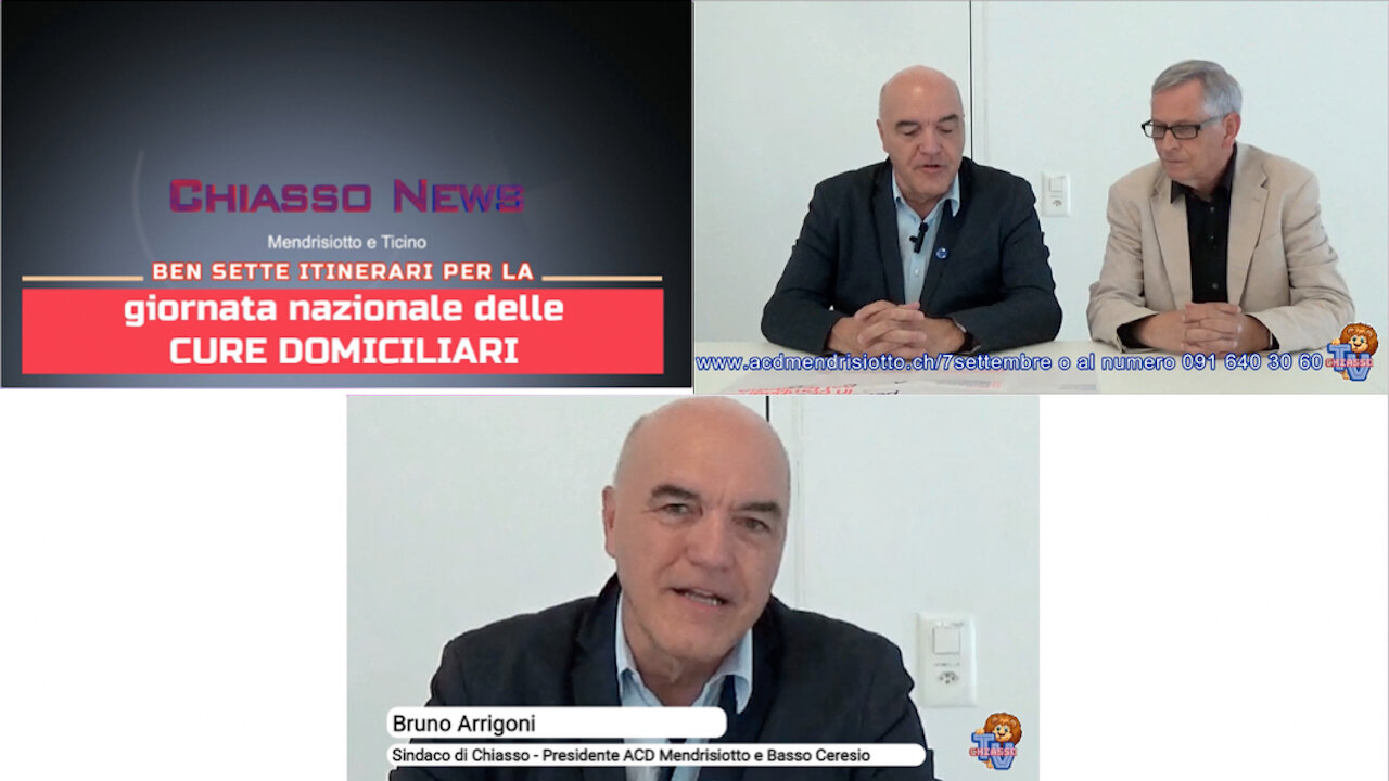 Chiasso News 28 agosto 2024 - Ben 7 itinerari per la Giornata Nazionale delle Cure Domiciliari