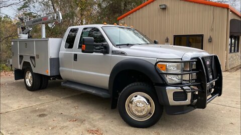 2015 FORD F-450 4X4 CRANE TRUCK