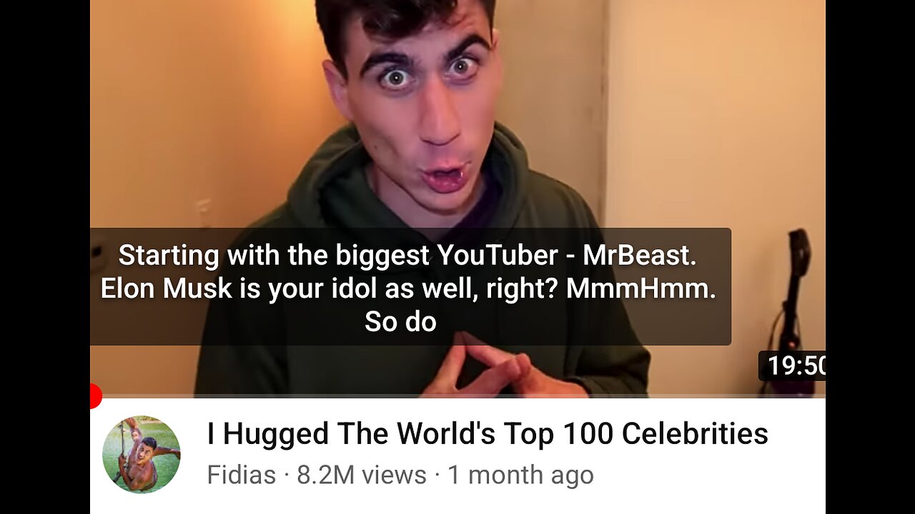 I Hugged The World_s Top 100 Celebrities.