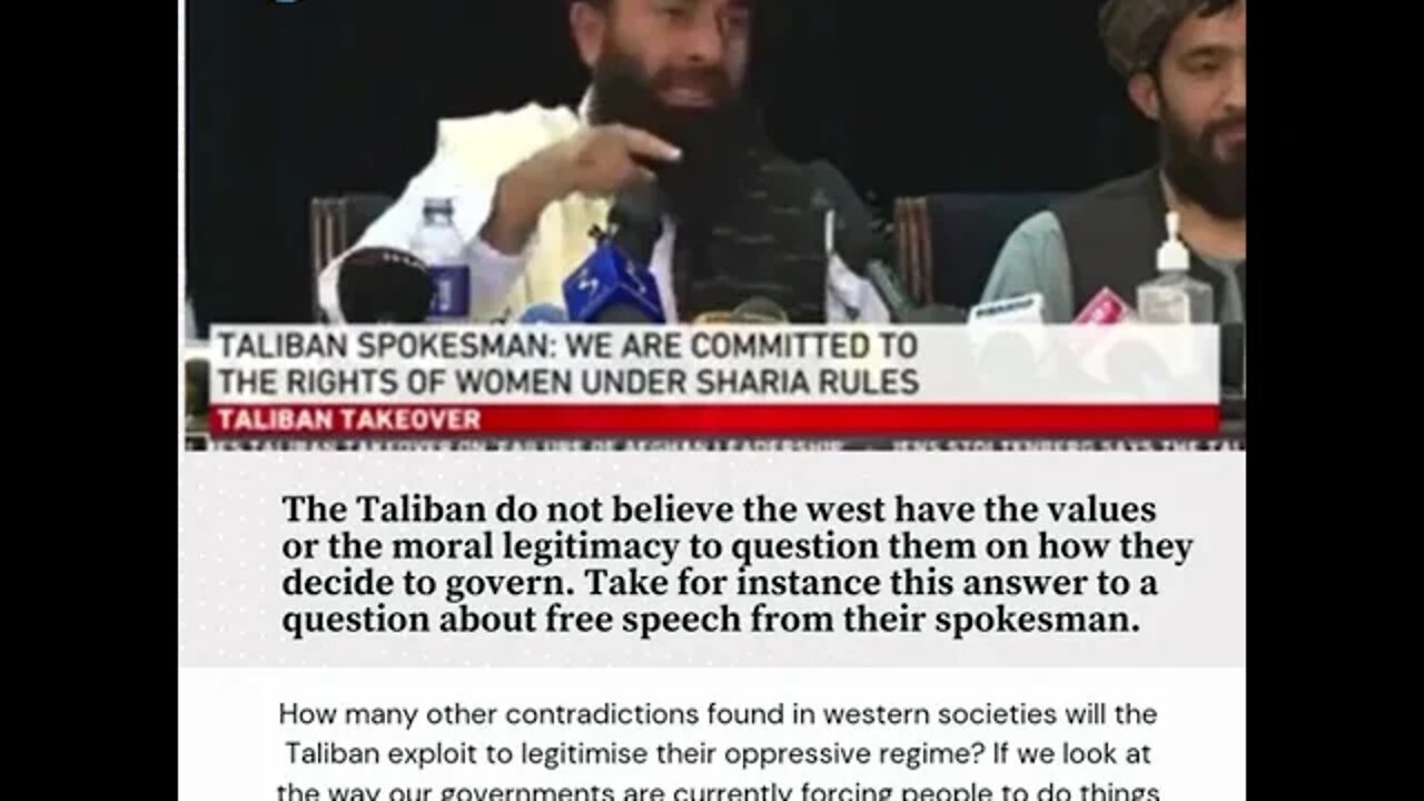 Taliban mocks the west on "freedom of speech"