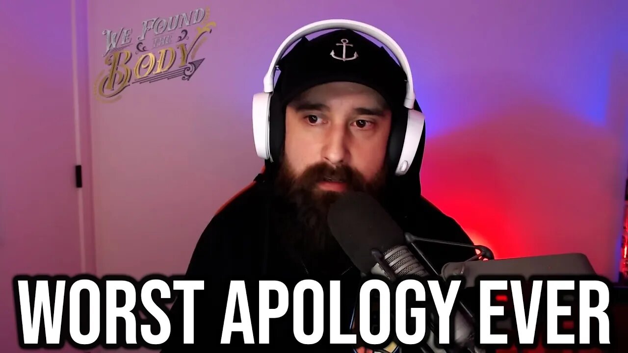 The WORST Twitch Apology I've Ever Seen...