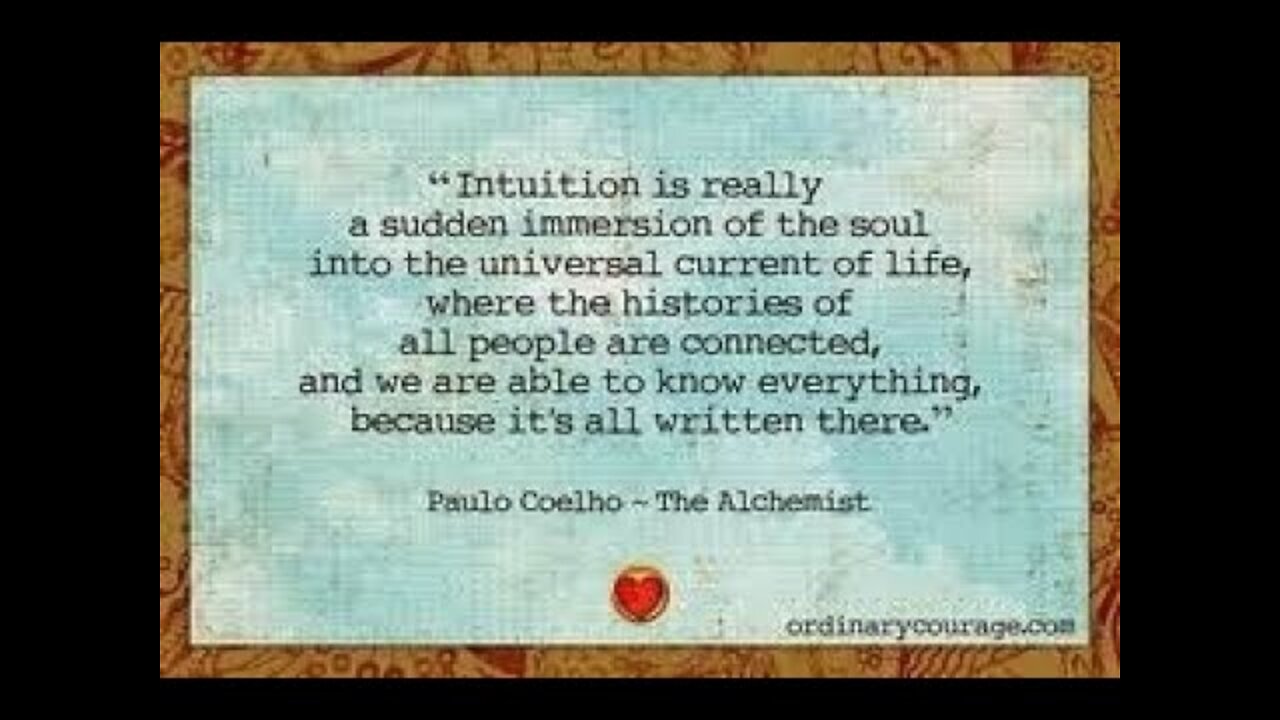 Intuition Wednesday