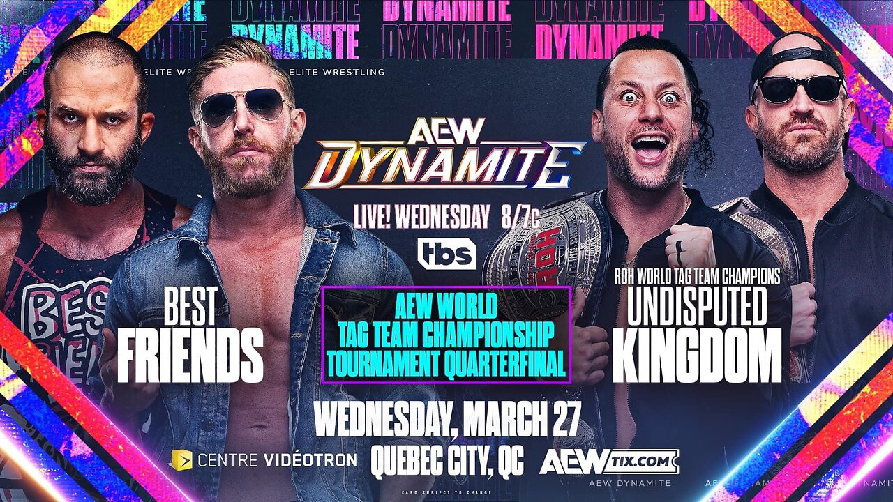 Best Friends vs. Undisputed Kingdom: Jacknife Rollup! | AEW Dynamite Review #shorts