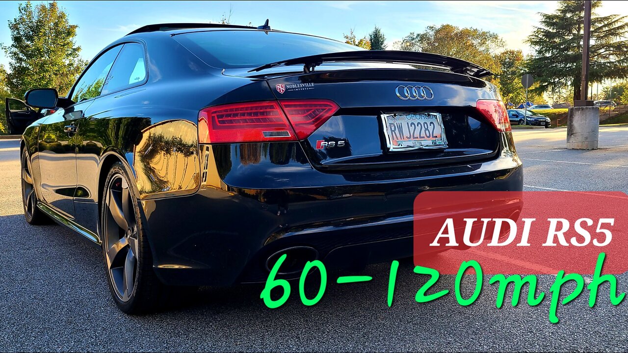 AUDI RS5 V8 60-120mph