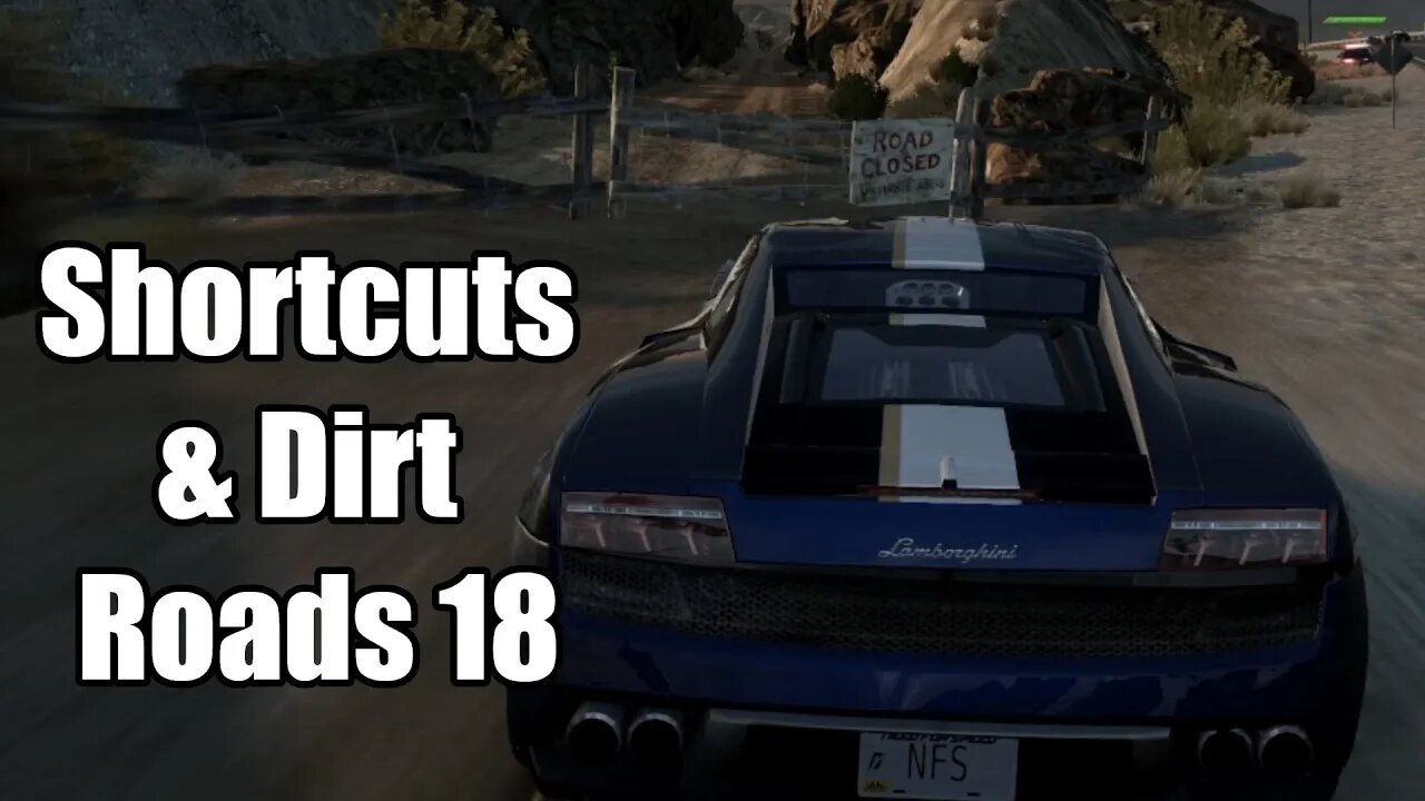 NEED FOR SPEED THE RUN Shortcuts & Dirt Roads 18