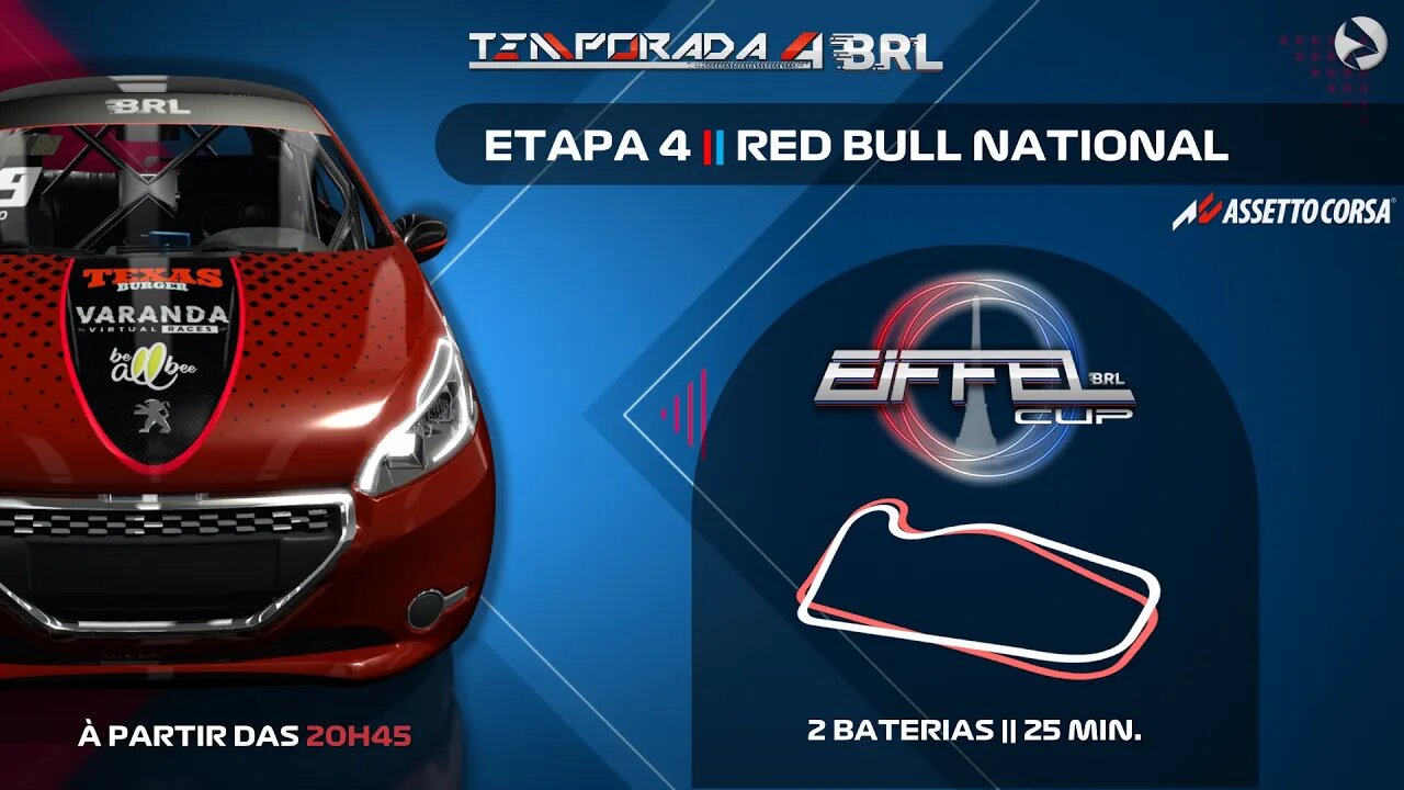 BRL EIFFEL CUP 2022 - 4ª Etapa - Red Bull Ring - ASSETTO CORSA