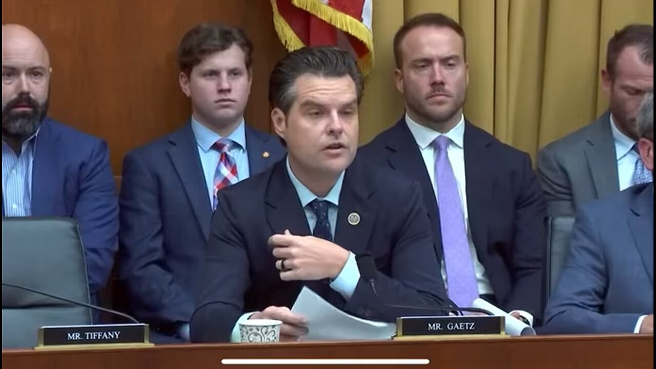 Matt Gaetz questioning Director Berger