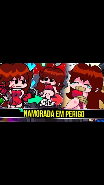 NAMORADA em PERIGO no Friday night Funkin #shorts