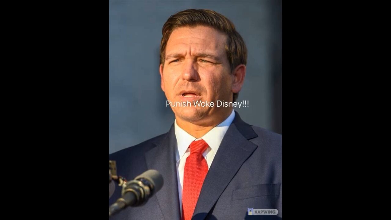 Ron Desantis Did The Right Thing: We Need To Fight Back Against Corporate Wokeness!!!