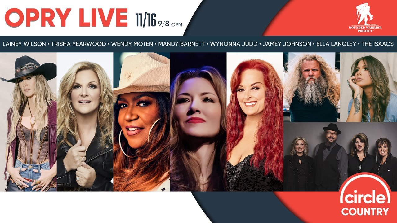 Opry Live - Lainey Wilson, Trisha Yearwood, Wynonna, Mandy Barnett, Jamey Johnson & More