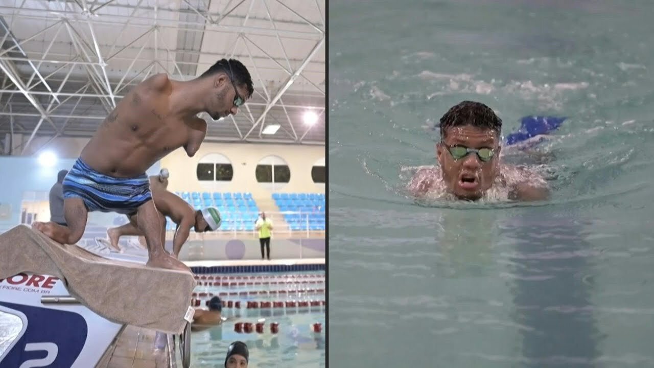 Gabrielzinho, el fenómeno brasileño de la natación paralímpica | AFP