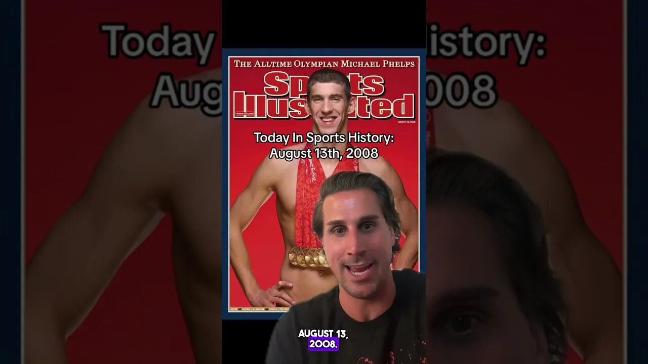 TODAY IN SPORTS HISTORY: 8/13/2008 #shorts