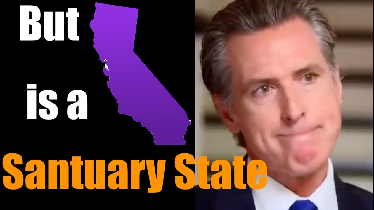 Hypocrite Gavin Newsom Lashes Out; as Illegal Aliens are Sent to "Sanctuary State" California