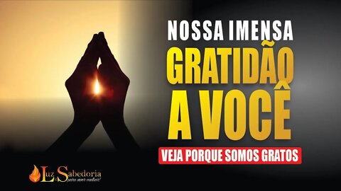 Gratidão sempre: Gratidão a você.