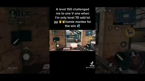 Level 150 challenges me to 1 v 1 when I’m only level 70 odd and I catch them slipping