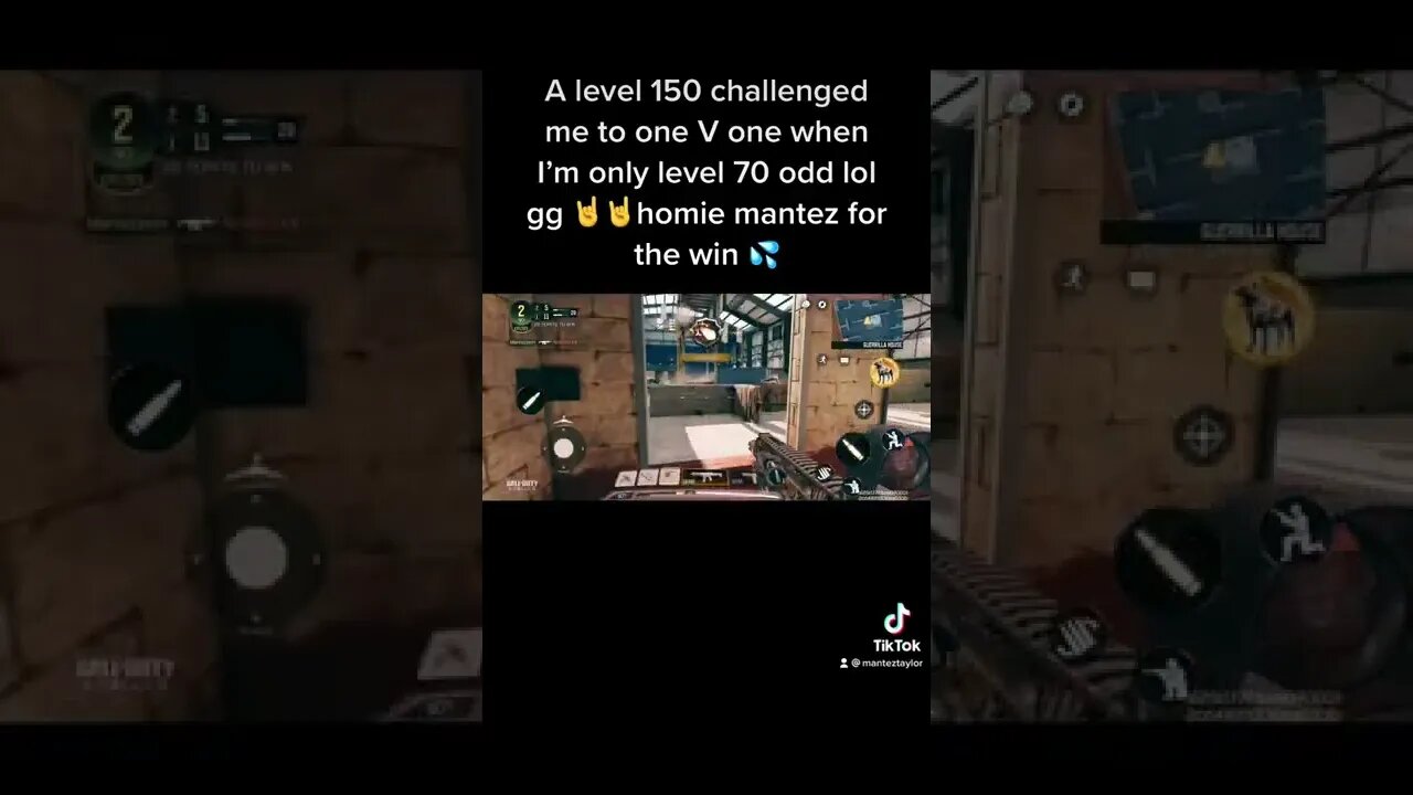 Level 150 challenges me to 1 v 1 when I’m only level 70 odd and I catch them slipping