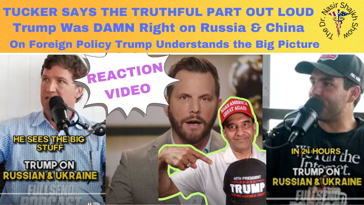 REACTION VIDEO to Dave Rubin On Tucker Carlson TRUMP Interview FullSend Podcast with The Nelk Boys