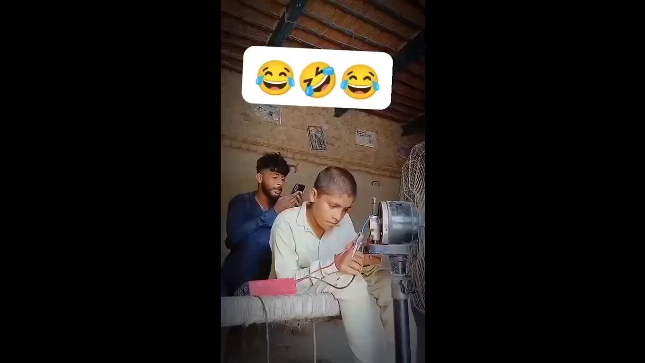 Electrifying Fan Fixing Fail: Little boy meets the Shock of His Life!