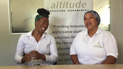 SOUTH AFRICA - Cape Town - Cindy Klaas gets a Learnership (Video) (u7U)