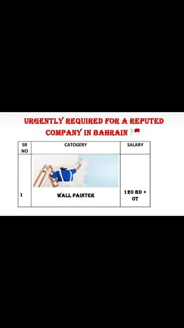 BAHRAIN JOB PENTET JOB urgent Requirement For Walpenter in Bahrain penter @FC Enterprise