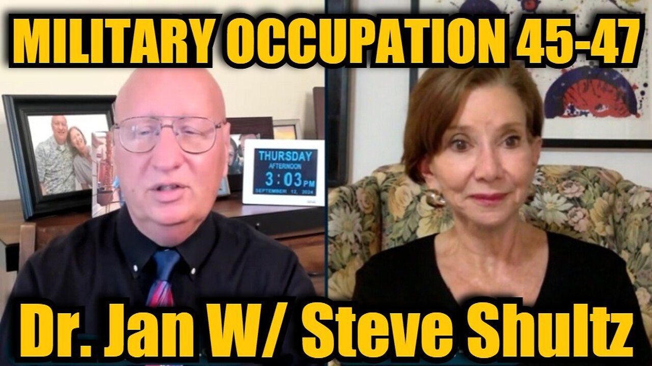 Dr Jan Halper - Hayes W/ Steve Shultz - Military Occupation 45-47 - 10/9/24..